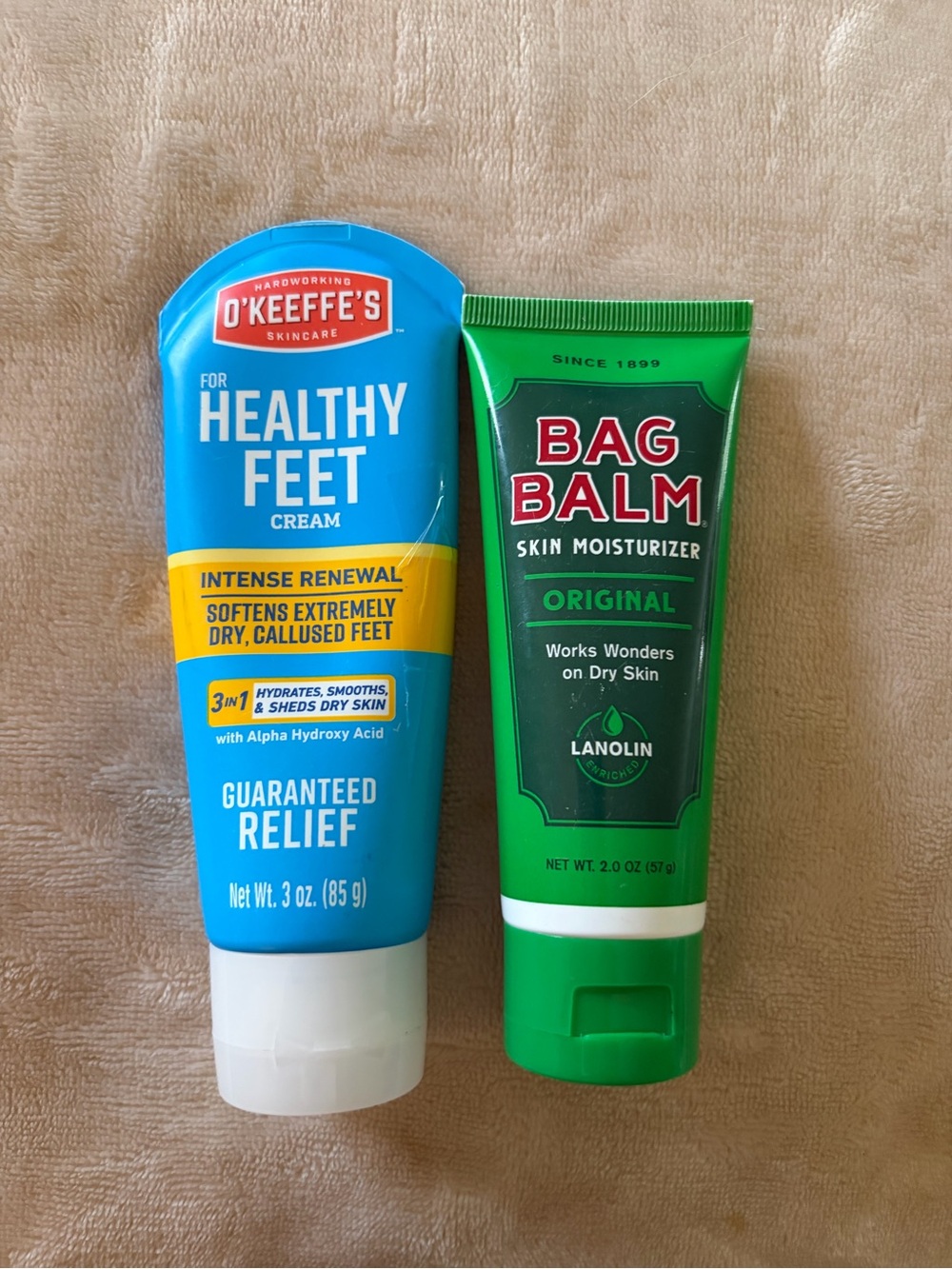 O'Keefe's Healthy Feet & Vermont's Original Bag Balm
